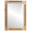 vidaXL Bathroom Mirror Brown 50 x 70 x 3 cm Solid Mango Wood