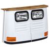 vidaXL Truck Sideboard Solid Mango Wood White