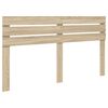 vidaXL Bed Frame with Headboard Sonoma 180 x 200 cm Solid Pine Wood