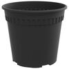 vidaXL Plant Pots 24 pcs Black &Oslash; 17 x 14 cm Plastic