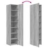 vidaXL Highboard Grey Sonoma 40x42.5x185 cm Engineered Wood