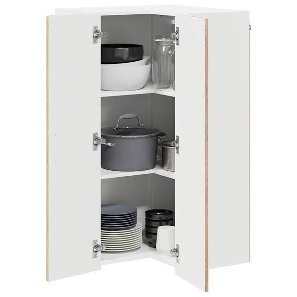vidaXL Kitchen Cabinet with Storage Kalmar Sonoma Oak 57 x 57 x 100 cm