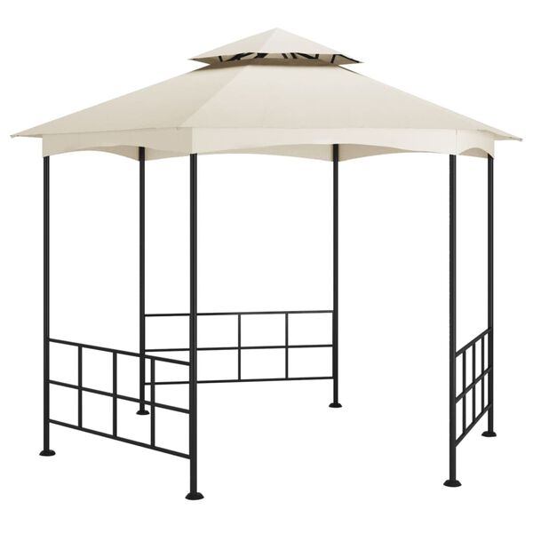 vidaXL Gazebo with Sidewalls 3.1x2.7 m Cream