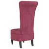 vidaXL High Back Chair Wine Red Velvet Button Design