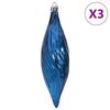 vidaXL Christmas Baubles 98 pcs Blue &Oslash;3/4/6 cm