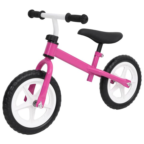 vidaXL Balance Bike 9.5 inch Wheels Pink