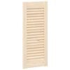 vidaXL Cabinet Doors Louvred Design 2 pcs 69x29.5 cm Solid Wood Pine