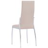 vidaXL Dining Chairs 4 pcs Cappuccino Faux Leather
