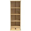 vidaXL CD Cabinet Corona 40x30x110 cm Solid Wood Pine