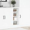 vidaXL Bottom Cabinet Riga White 30x44.5x81.5 cm Engineered Wood