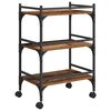 vidaXL Kitchen Trolley Old Wood 50 x 35 x 75.5 cm Engineered Wood