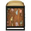 vidaXL Bench Cabinet Multicolour 100 x 35 x 50 cm Solid Reclaim wood
