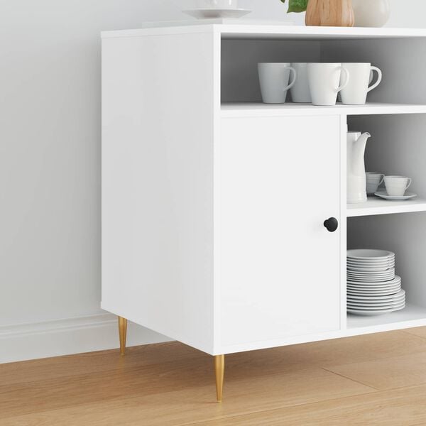 vidaXL Standing Feet 2 pcs Gold 98 x 40 mm Iron