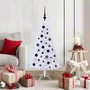 vidaXL Artificial Christmas Tree with Stand White 120 cm PVC and Steel