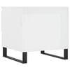 vidaXL Coffee Table High Gloss White 50x46x50 cm Engineered Wood
