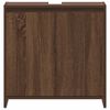 vidaXL Bathroom Cabinet Brown Oak 60x33x61 cm Engineered Wood