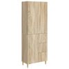 vidaXL Cabinet Set 2 pcs Sonoma Oak Engineered Wood