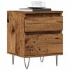 vidaXL Bedside Cabinet Old Wood 40x35x50 cm Engineered Wood