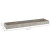 vidaXL Loggia Wall Shelves 2 pcs Concrete Grey 60x15x4 cm MDF