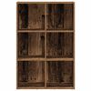 vidaXL Book Cabinet/Sideboard Old Wood 66x30x98 cm Engineered Wood