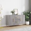 vidaXL Sideboard Grey Sonoma 100x36x60 cm Engineered Wood