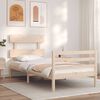 vidaXL Bed Frame without Mattress Small Single Solid Wood