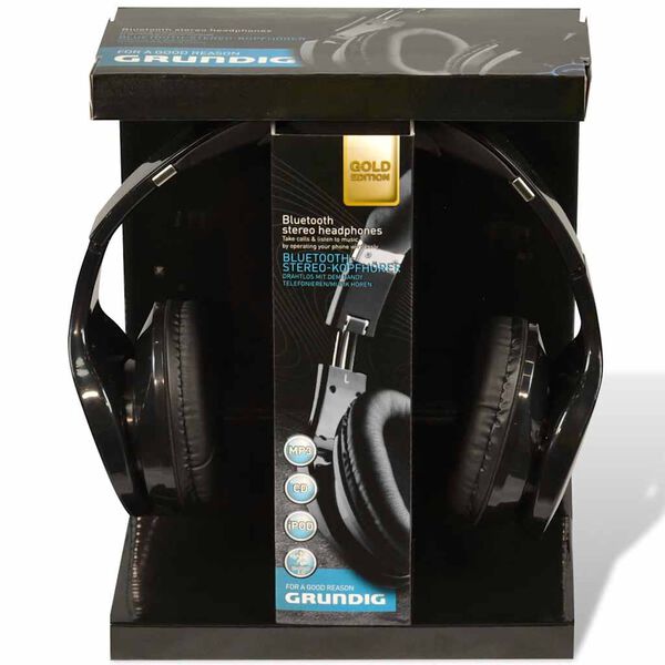Grundig Headphone Stereo Bluetooth Black 300 mAh