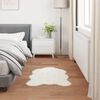 vidaXL Faux Sheepskin Rug Tafalla White 60 x 90 cm Polyester
