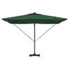 vidaXL Parasol Green 286 x 285 x 270 cm Aluminium
