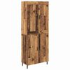 vidaXL Highboard 2 pcs Old Wood 69.5 x 34 x 180 cm Engineered Wood