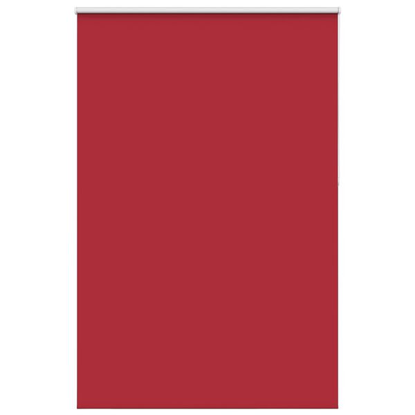 vidaXL Roller Blind Blackout Red 160x210 cm Fabric Width 156.6 cm Polyester