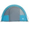vidaXL Camping Tent Tunnel 4-Person Blue Waterproof