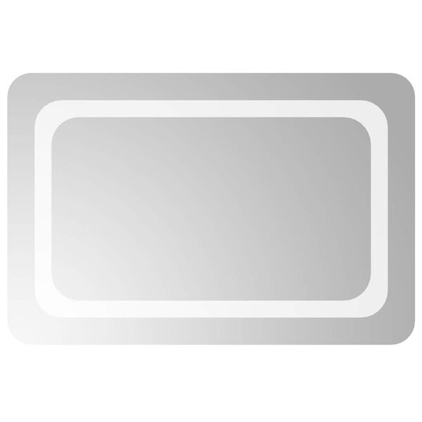 vidaXL LED Bathroom Mirror 60x40 cm