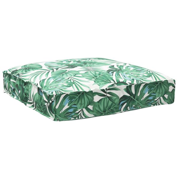 vidaXL Cushion Leaf Leaf Pattern 80 x 80 x 12 cm Oxford Fabric