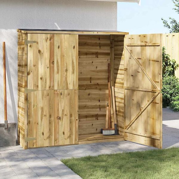 vidaXL Garden Tool Shed 163x50x171 cm Impregnated Pinewood