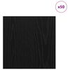 vidaXL Decor Panels 50 pcs Black Oak 30 x 30 x 0.27 cm Engineered Wood