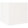 vidaXL Garden Planter White 70x70x68.5 cm Solid Wood Pine