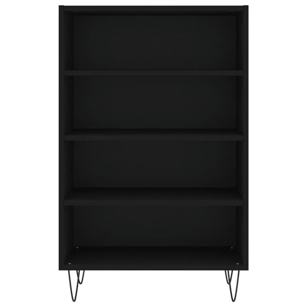 vidaXL Highboard Black 57x35x90 cm Engineered Wood