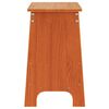 vidaXL Hall Bench Wax Brown 60x28x45 cm Solid Wood Pine