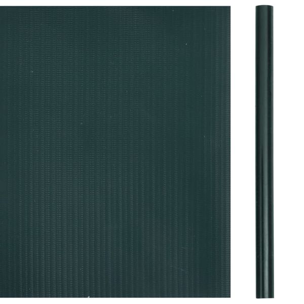 vidaXL Garden Privacy Screen PVC 35x0.19 m Matte Green
