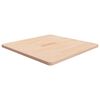 vidaXL Square Table Top 70x70x2.5 cm Untreated Solid Wood Oak