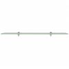 vidaXL Floating Shelves 2 pcs Glass 90x10 cm 8 mm