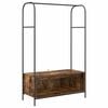 vidaXL Clothes Rack Brown Oak 100 x 44 x 160 cm Engineered Wood