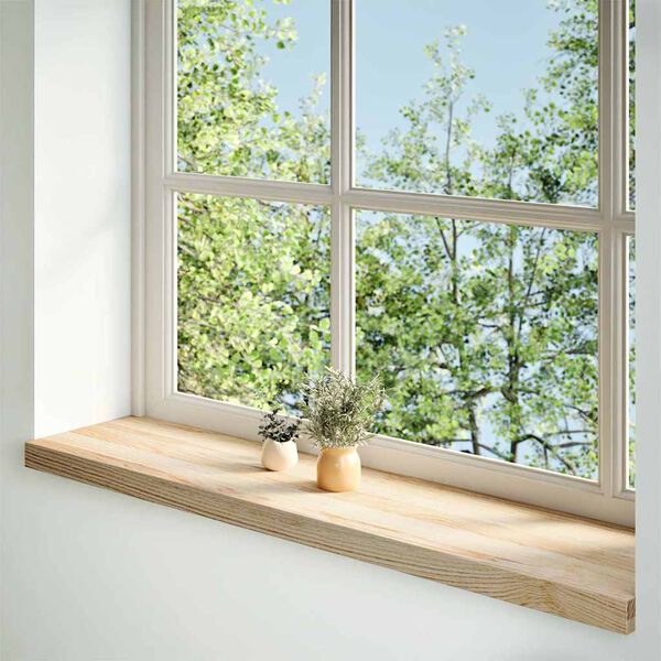 vidaXL Window Sills 2 pcs&nbsp;Untreated 100x25x2 cm Solid Wood Oak