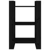 vidaXL Book Cabinet/Room Divider Black 60x35x91 cm Solid Wood Pine