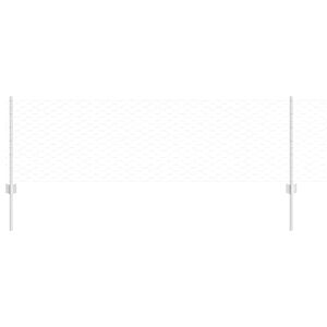 vidaXL Welded Wire Fence 10 x 0.6 m (W x H) Hot-Dip Galvanised Steel