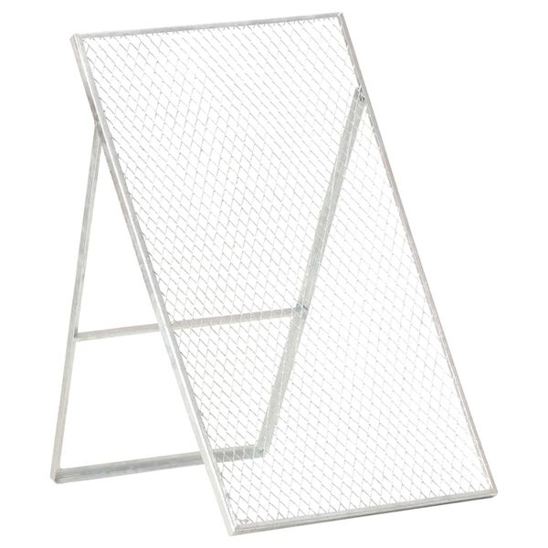 vidaXL Garden Sieve Galvanised Steel
