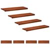 vidaXL Stair Treads 8 pcs 90 x 25 x 2 cm Brown Solid Beech Wood
