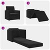 vidaXL Sofa Bed Black 74 x 77 x 81 cm Velvet