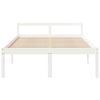 vidaXL Senior Bed without Mattress White 140x200cm Solid Wood Pine
